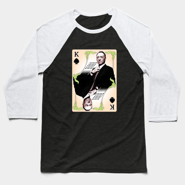 The King of Spades Baseball T-Shirt by Aine Creative Designs